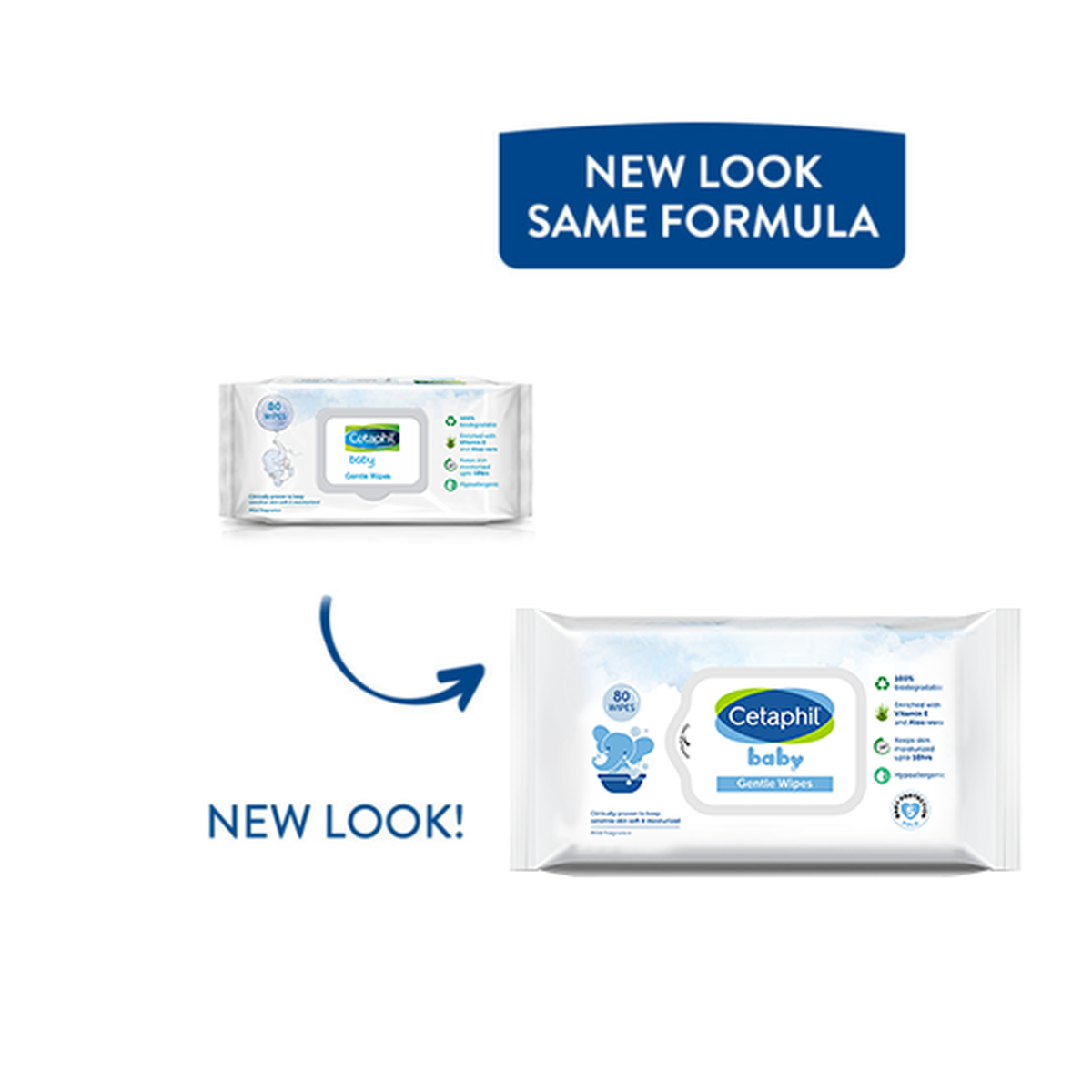 Cetaphil Baby Gentle Wipes - 80s